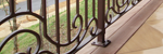 Custom frormed aluminum railing